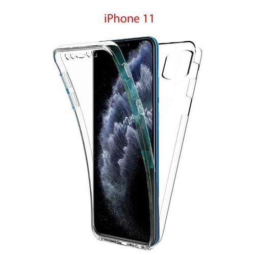 N&t Coque 360 Degré Apple Iphone 11 - Protection Intégrale Transparent Avant + Arrière En Rigide Housse Etui Tactile - Antichoc