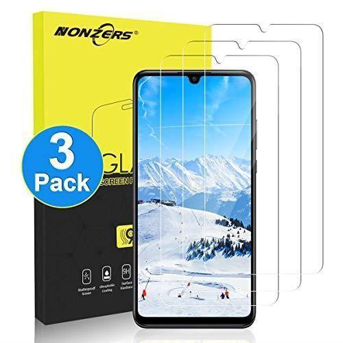 Nonzers 3 Pièces Verre Trempé Pour Huawei P30 Lite Film Protection Écran En Verre Trempe P30 Lite Transparent Sans Bulles Ultra Rési