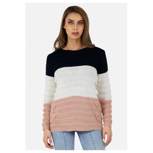 Pull Col Rond Grosse Maillefemme Blanc S
