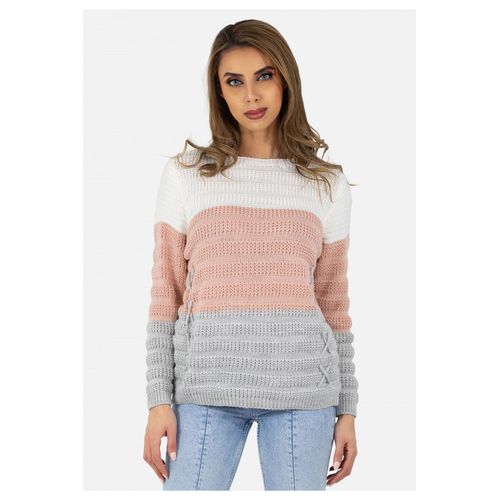 Pull Col Rond Grosse Maillefemme Blanc S