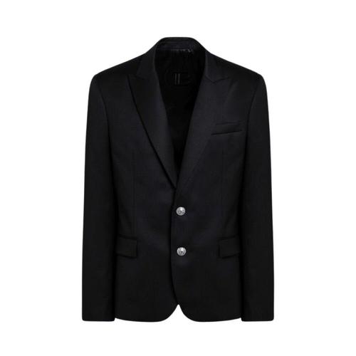 Balmain - Jackets > Blazers - Black