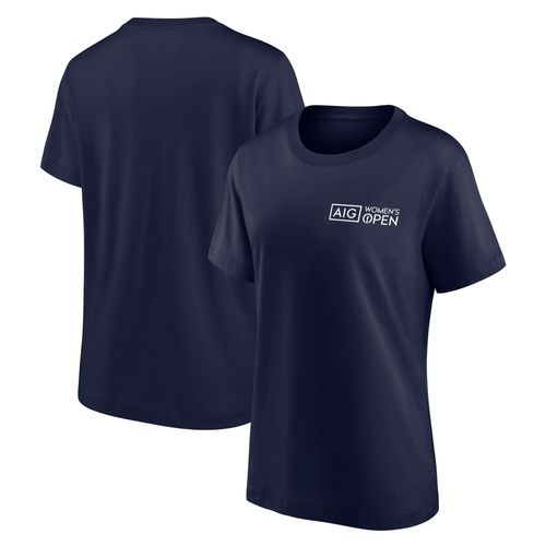 Aig T-Shirt Ouvert Avec Petit Logo Pour Femme - Marine - Femme