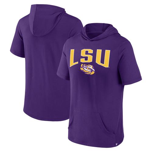 T-Shirt À Capuche Violet Lsu Tigers Outline Lower Arch De Marque Fanatics Pour Hommes