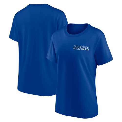 T-Shirt Ouvert Avec Petit Logo Aig Pour Femmes - Royal - Femmes