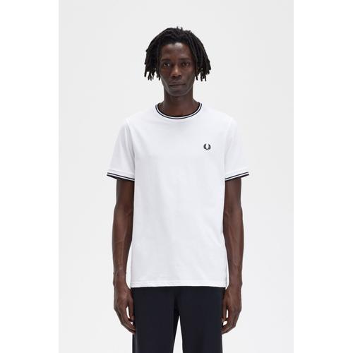 Fred Perry T-Shirt Blanc Taille 3xl