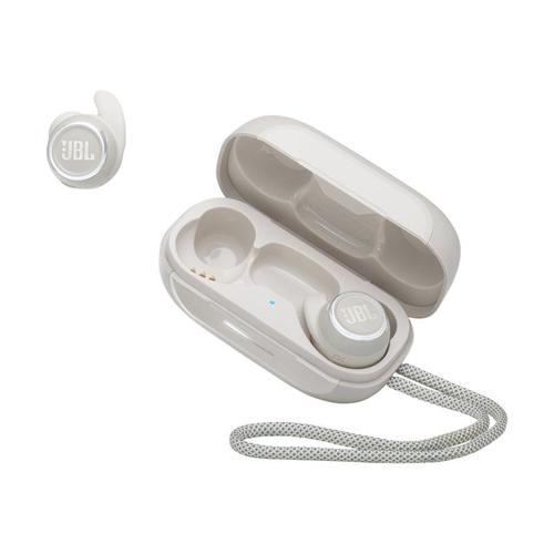 JBL Reflect Mini NC - Écouteurs sans fil avec micro - intra-auriculaire - Bluetooth - Suppresseur de bruit actif - blanc