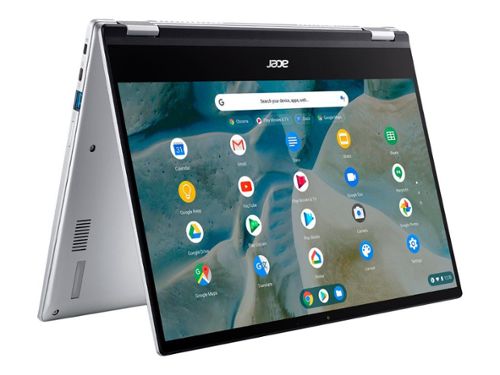 Acer Chromebook Spin 514 CP514-1H-R8MD - Athlon Silver 3050C 8 Go RAM 128 Go SSD Argent