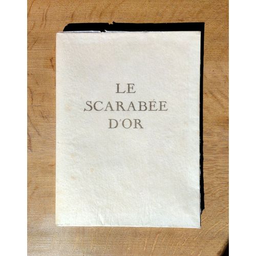 Edgar Poe - Le Scarabée D'or - Traduction Baudelaire - Illustrations Bernard Naudin - Martin Kaelin Editeur - 1929 - Ex N° 130