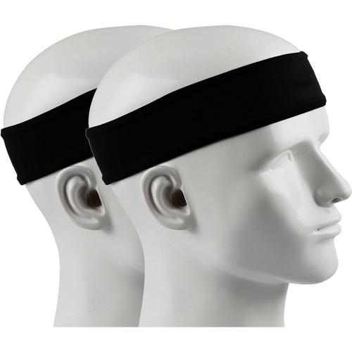 2 Pcs Bandeau Sport Anti Transpiration Serre-T¿ºte Pour Running Tennis Basketball Volleyball Yoga Headband Sportif Pour Femme & Homme