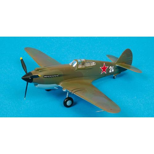 Maquette Plastique - P-40b Warhawk 154th Iap Soviet Naval - Easy Models 1/72 - Pack 2p-40b Warhawk 154th Iap Soviet Naval - Easy-Easy Models