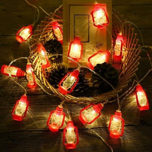 Mini guirlande lumineuse a 20 LED - 8 modes d¡¯eclairage - Fonctionne a piles - Pour la maison,un mariage,un anniversaire,une fete de famille,une ecole,une decoration 3 m (blanc chaud) goodnice