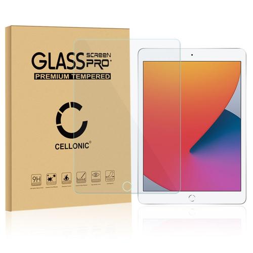 Protection D'écran En Verre Apple Ipad 10,2"" (8th Gen) - A2270, A2428, A2429, A2430 (2.5d, 9h, 0,33mm, Full Glue) Verre Trempé