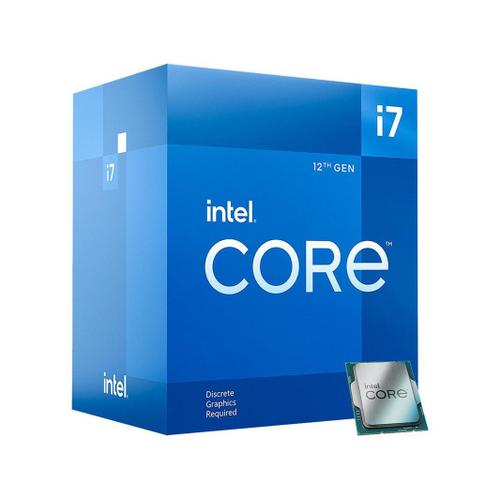 Intel Core i7-12700F - Processeur d'ordinateur de bureau Core i7 12e generation Alder Lake 12 coeurs (8P+4E) 2,1 GHz LGA 1700 65 W