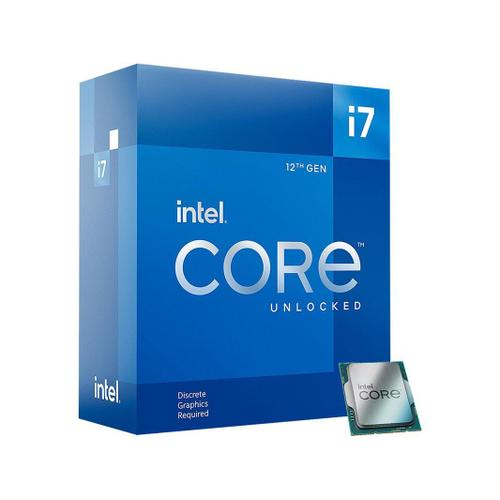 Intel Core i7-12700KF - Processeur d'ordinateur de bureau Core i7 12e generation Alder Lake 12 coeurs (8P + 4E) 3,6 GHz LGA 1700 125 W