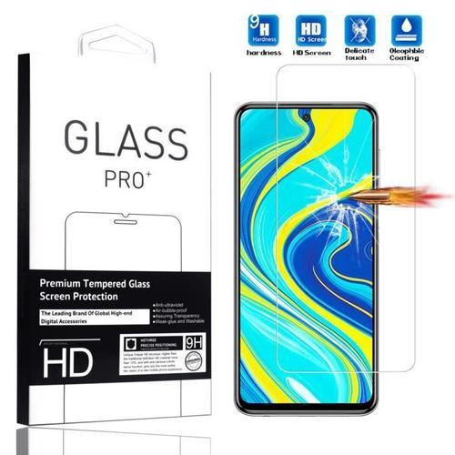 Protecteur D'écran Xiaomi Redmi Note 9 Verre Trempé Film De Protection [1 Pc] Vitre Tactile Anti-Poussiere Sans Bulle