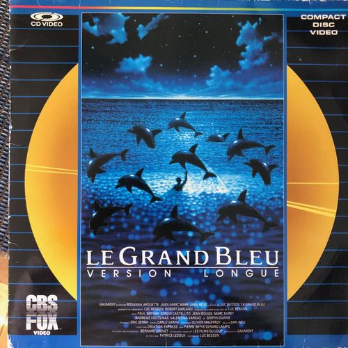 Laser Disc - Le Grand Bleu - Version Longue