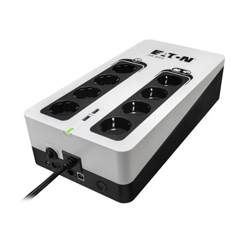Eaton 3S 850 - Onduleur - CA 220-240 V - 510 Watt - 850 VA - monophasé - USB - connecteurs de sortie : 8