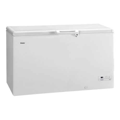 Congélateur coffre Haier HCE429F - 413 litres Classe F Blanc