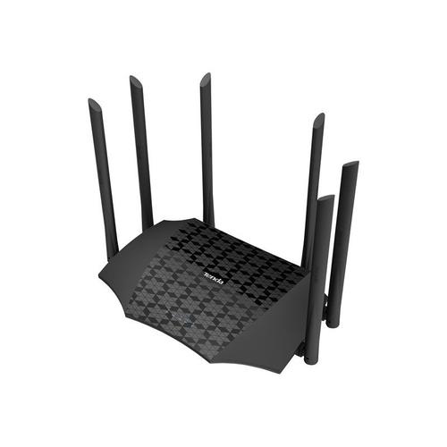 Routeur WiFi dual band AC2100 - Tenda AC21, Ports Gigabit, USB 2.0, MU-MIMO, IPv6, Configuration Simple,idéal pour jeux, streaming
