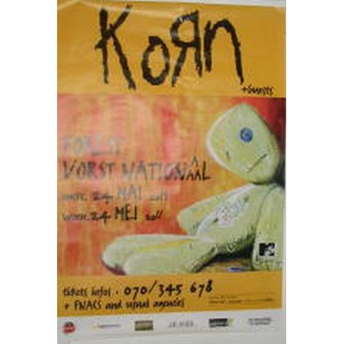 Korn - B - 2000 - 61x91cm - Affiche / Poster Envoi En Tube