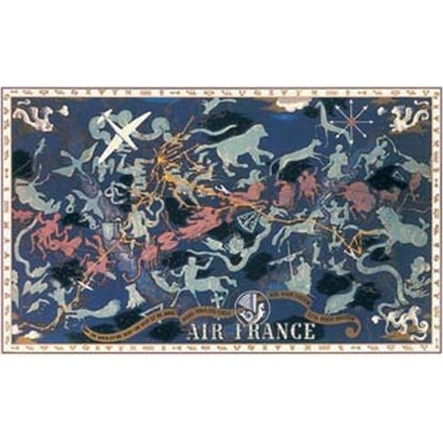 Air France Planisphère - L. Boucher 1939 - 100x63cm - Affiche / Poster Envoi En Tube