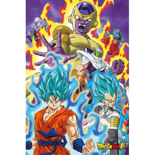 Dragon Ball Super - God Super - 61x91,5cm - Affiche / Poster Envoi En Tube
