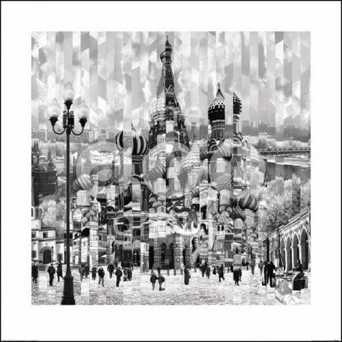 Serge Mendjisky - Impression Russe - 60x60cm - Affiche / Poster Envoi En Tube