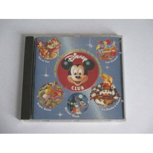 Disney Club - Les Chansons Des Génériques Télé De Tes Héros Préférés - Cd Audio