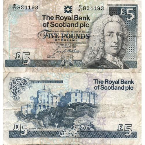 Ecosse / 5 Pounds / 1996 / P-352(B) / Fi