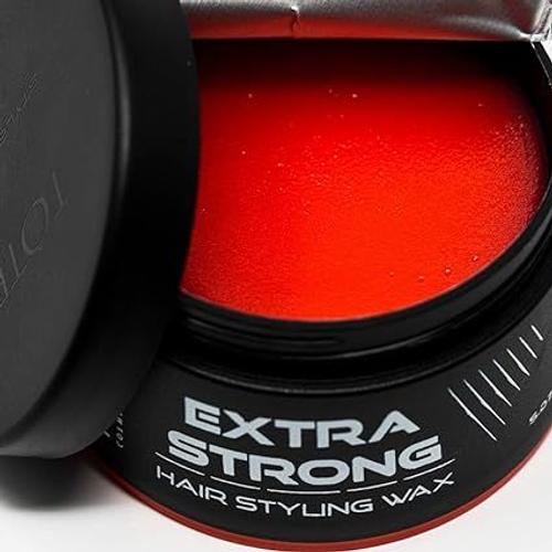 Totex Extra Strong Hair Wax I Cire Coiffante Extra Forte I Fragrance Deep Blue Cire Capillaire Parfumée I Cheveux Brillants Et Naturels I Contrôle Maximal I 150ml 