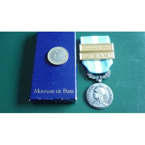 Medaille Outre-Mer / "Agrafes Liban.Republique Du Congo"
