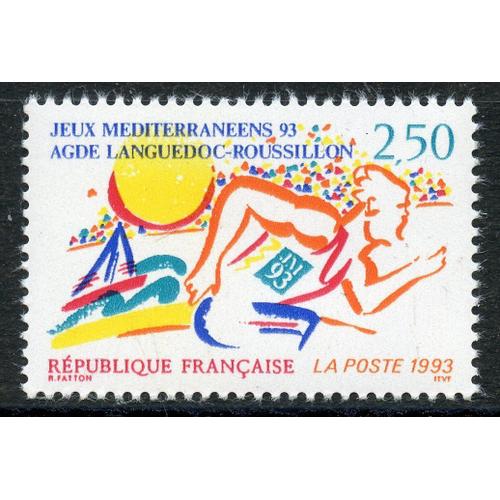 Jeux Méditerranéens 93 Adge (Languedoc-Roussillon) Année 1993 N° 2795 Yvert Et Tellier Luxe