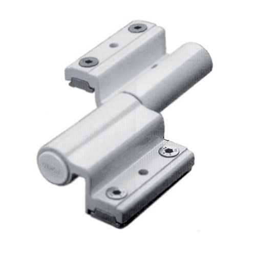 Paumelle à clamer porte fenêtre Venice Baby FAPIM gorge 12x15 - Blanc 9016 - 5603C_QX