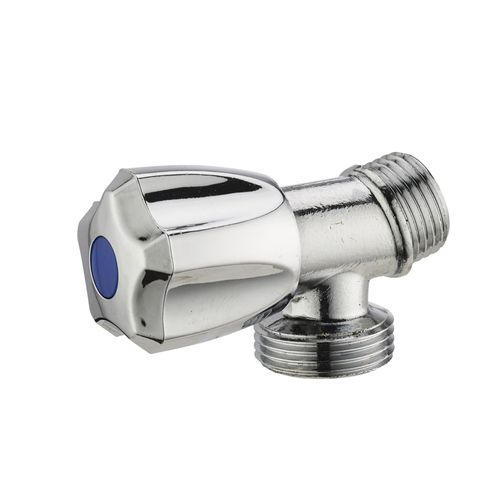 Robinet de machine à laver équerre à clapet mâle M1/2' (15x21) sortie mâle M3/4' (20x27) NOYON & THIEBAULT - 803-1520C1