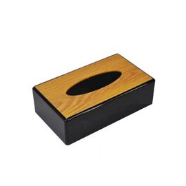 Boîte à Mouchoir Caméra Ultra HD 4K Wifi - Noire et bois