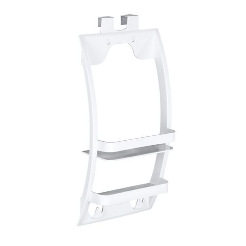 Etagère de douche universelle Urtop - L. 26 x l. 54,5 cm - Blanc