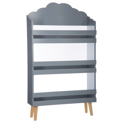 Bibliothèque Enfant Nuage - 58 X H. 100 Cm - Gris
