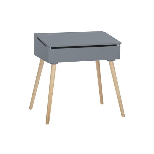 Bureau Design Pupitre Enfant Douceur - L. 63 X H. 62 Cm - Gris