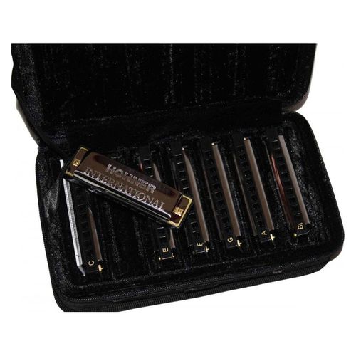 Pack Hohner Blues Band - 7 Harmonicas Diatoniques D'initiation C-D-E-F-G-A-Bb