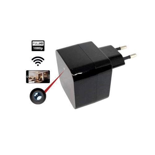 Bloc Chargeur USB Caméra Full HD WIFI