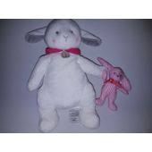 Doudou chat - Rose pale jacadi