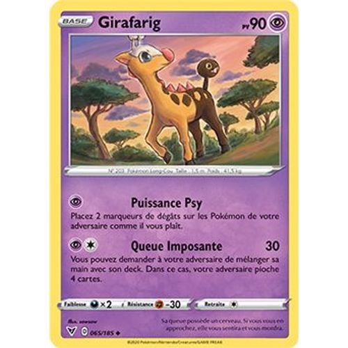 Girafarig - 65/185 - Voltage Eclatant