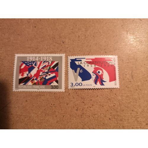 Timbres N° 3195-9196 Yvert Et Tellier