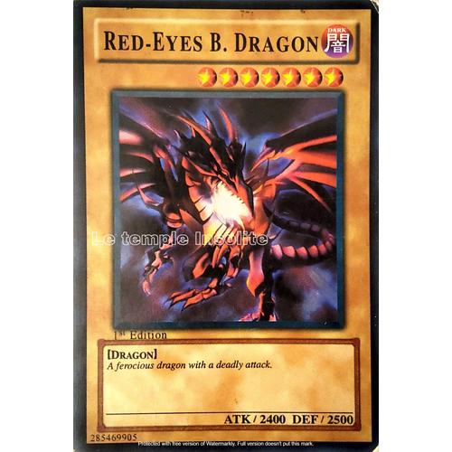 Fausse Carte Yu-Gi-Oh : Red Eyes B. Dragon