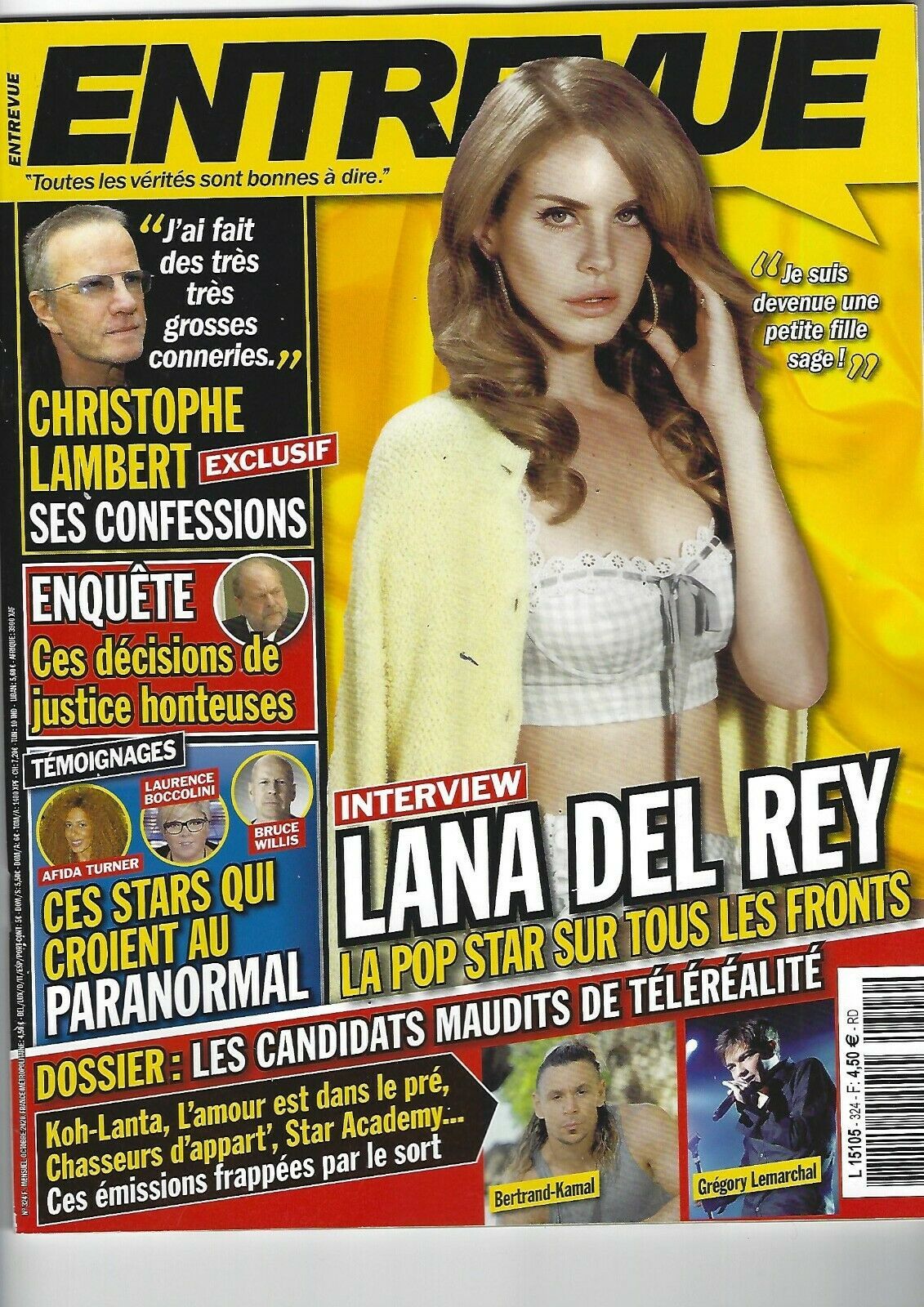 Entrevue N° 324 - Octobre 2020 - Lana Del Rey