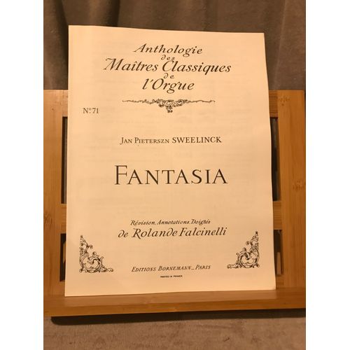 Sweelinck Fantasia Partition Orgue Anthologie Bornemann Falcinelli