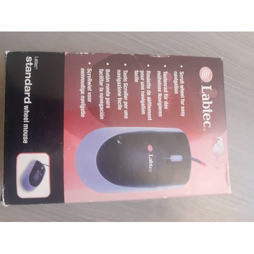 Souris Labtec filaire Standard Wheel Mouse PC