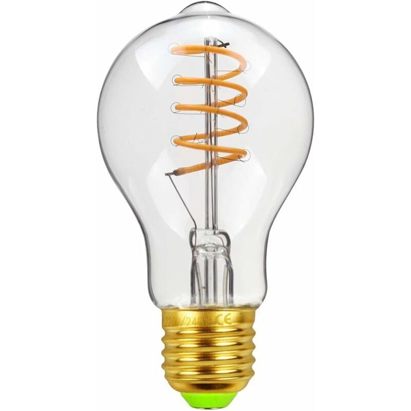 Ampoule Led Style Vintage A60 4 W 220/240 V E27 Ampoule Led A Filament En Spirale Transparent Goodnice