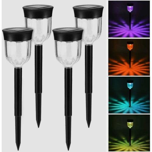 Torche Solaire Jardin Lumiere Rgb,Lampe Led Decoration Eclairage Solaire Etanche Ip65 Exterieur Decoration Pour Chemins/Yard/Patio/Deck/Mariage/Fete Goodnice