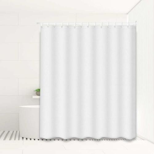 Rideau de douche anti-moisissure,rideau de douche en polyester pour salle de bain,lavable,impermeable,avec anneaux de fixation a la barre de douche,80 x 180 cm goodnice